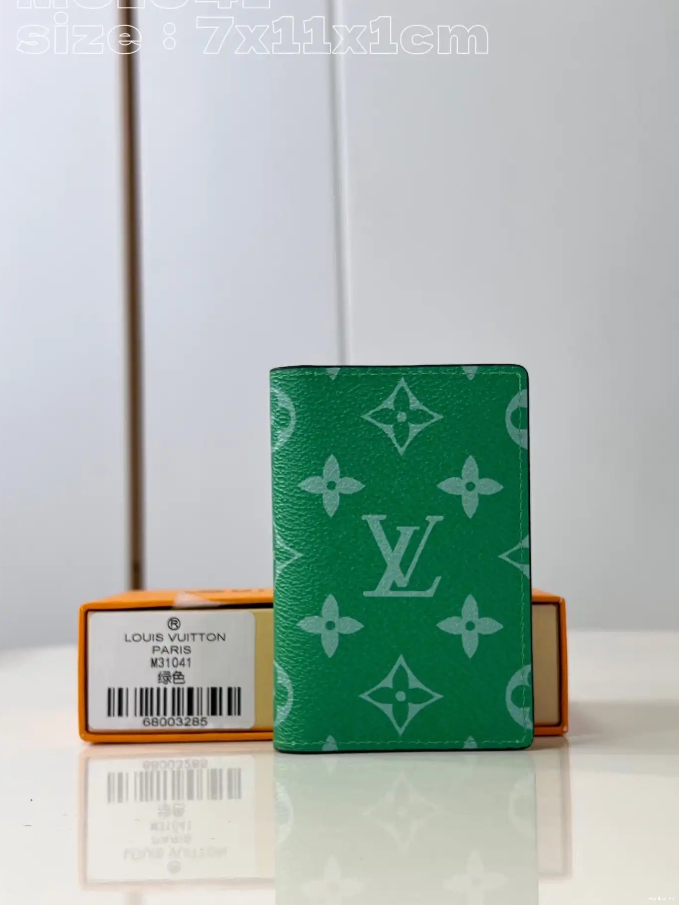 WIS LOUIS Organizer-7.5*11.1*1 VUITTON cm Pocket 0412